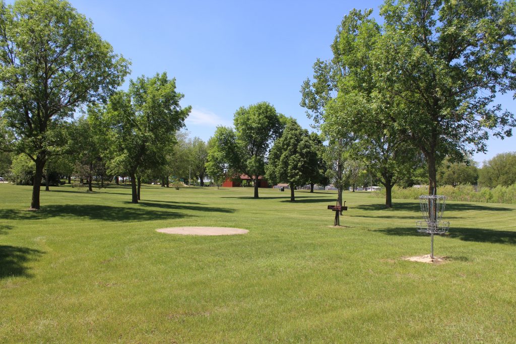 Laurens disc golf course at Sportsmans park